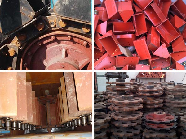 NE板鏈斗式提升機內部構造 NE板鏈斗式提升機內部構造